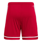 Adidas Bermuda Tinta Unita con Logo per Bambino JN5455 ROSSO Adidas 