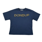 Dondup T-Shirt Tinta Unita con Stampa per Bambino DMTS034 BLU DONDUP 