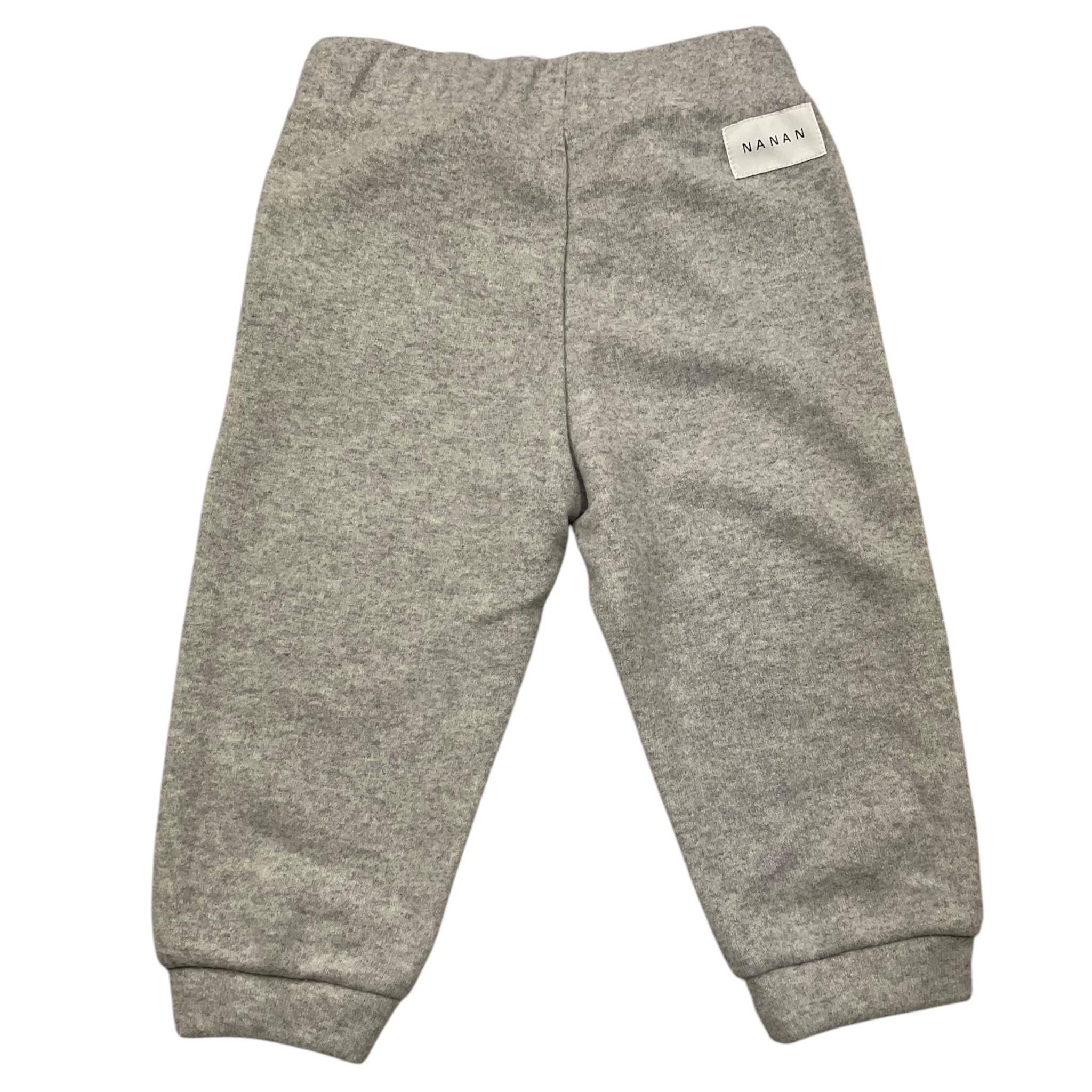 NANAN pantalone tinta unita con toppe Grigio per Neonato I2428112GR GRIGIO NANAN 