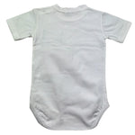 Manuel & Frank Body Mezza Manica Tinta Unita con Taschino per Neonato MF7346I BIANCO MANUEL & FRANK 
