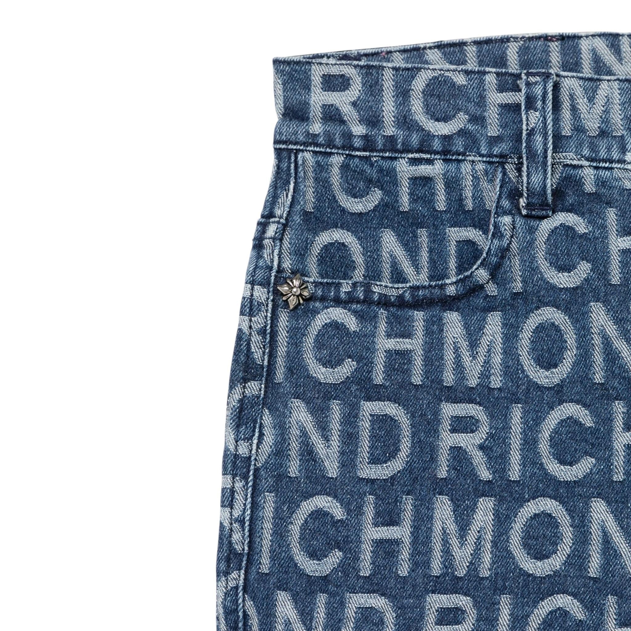 John Richmond Short In Denim Logato per Bambina RGP25122SHX BLU JOHN RICHMOND 