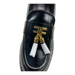 ELISABETTA FRANCHI francesine tinta unita con suola in gomma Nero per Bambina F4A4E0128 NERO ELISABETTA FRANCHI 