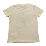 M+E' T-Shirt Girocollo Tinta Unita con Stampa per Bambino UEM0517 PANNA M+E' 
