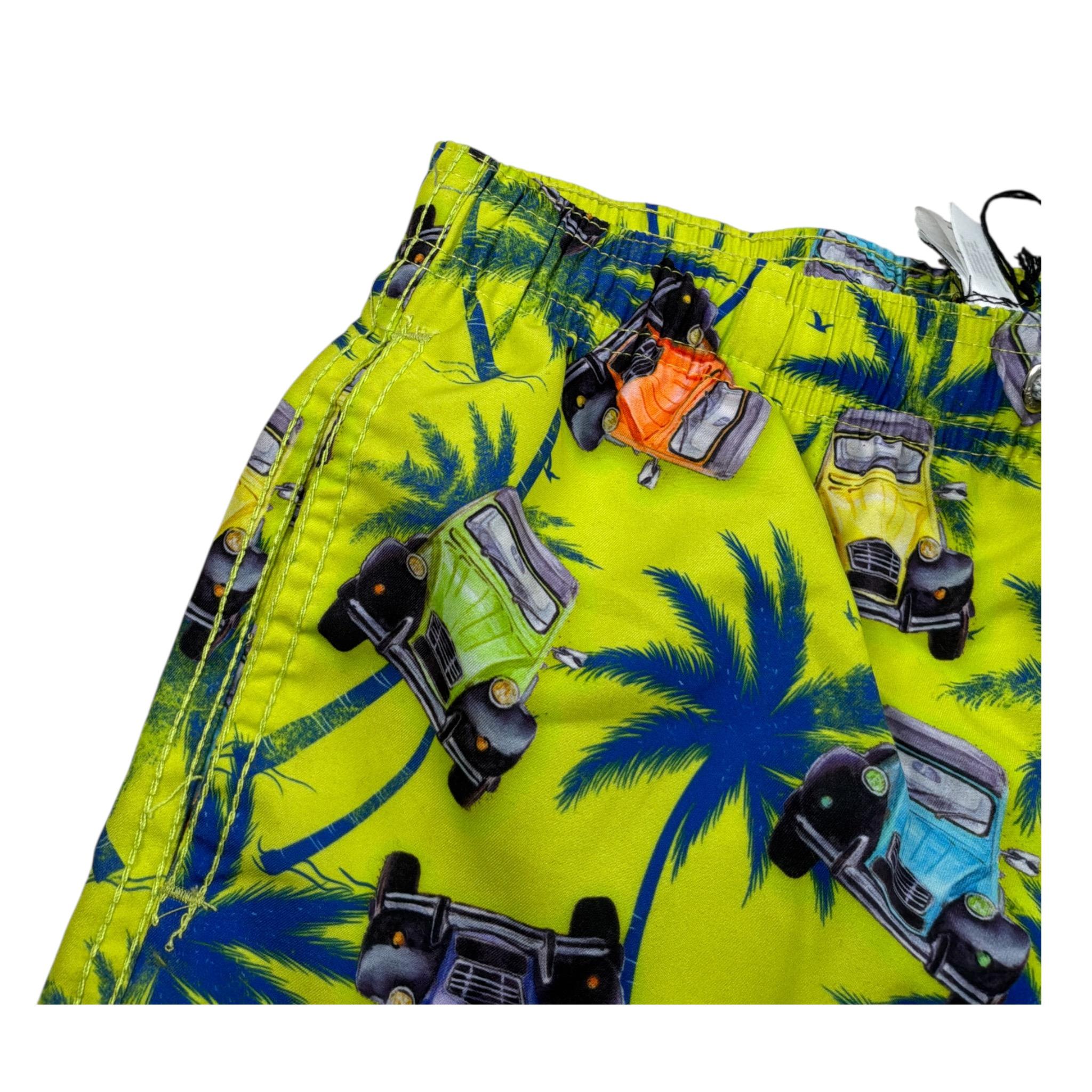 F**K Costume Modello Boxer con Stampa Fantaisa Verde per Bambino FK192613U VERDE F**K 