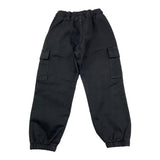 Never Too Pantalone Tinta Unita con Elastico In Vita per Bambino NT1791B NERO NEVER TOO 