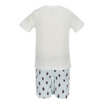 Ralph Lauren Completo 2 Pezzi Pigiama T-Shirt-Bermuda per Bambino 9P0142 BIANCO RALPH LAUREN 