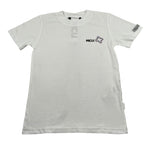 Mcu T-Shirt Girocollo tinta unita con Stampa Bianco per Bambina MCU0121 BIANCO MCU 