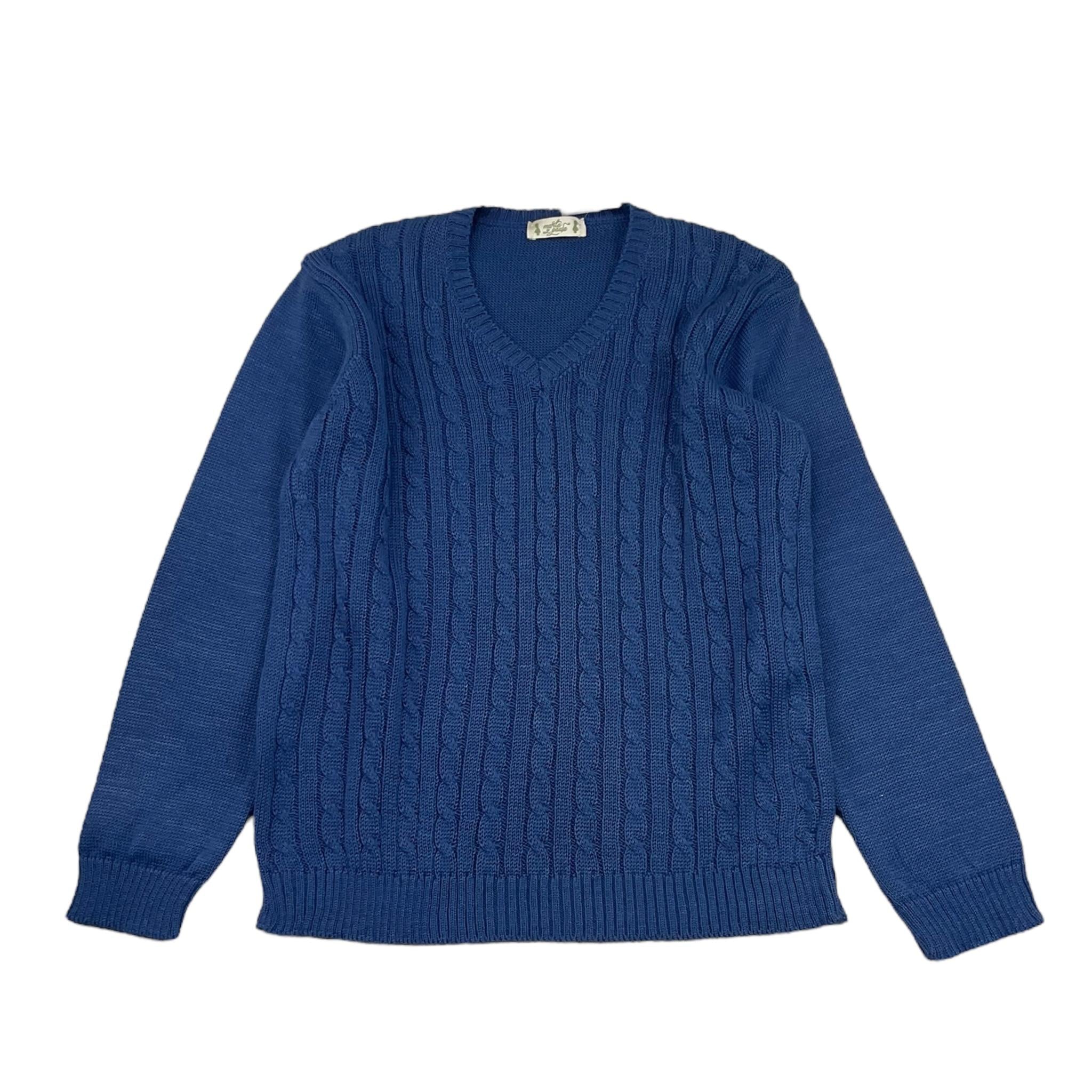 Marta Y Paula Maglia Girocollo Tinta Unita per Bambino 80NAUTICO BLU MARTA Y PAULA 