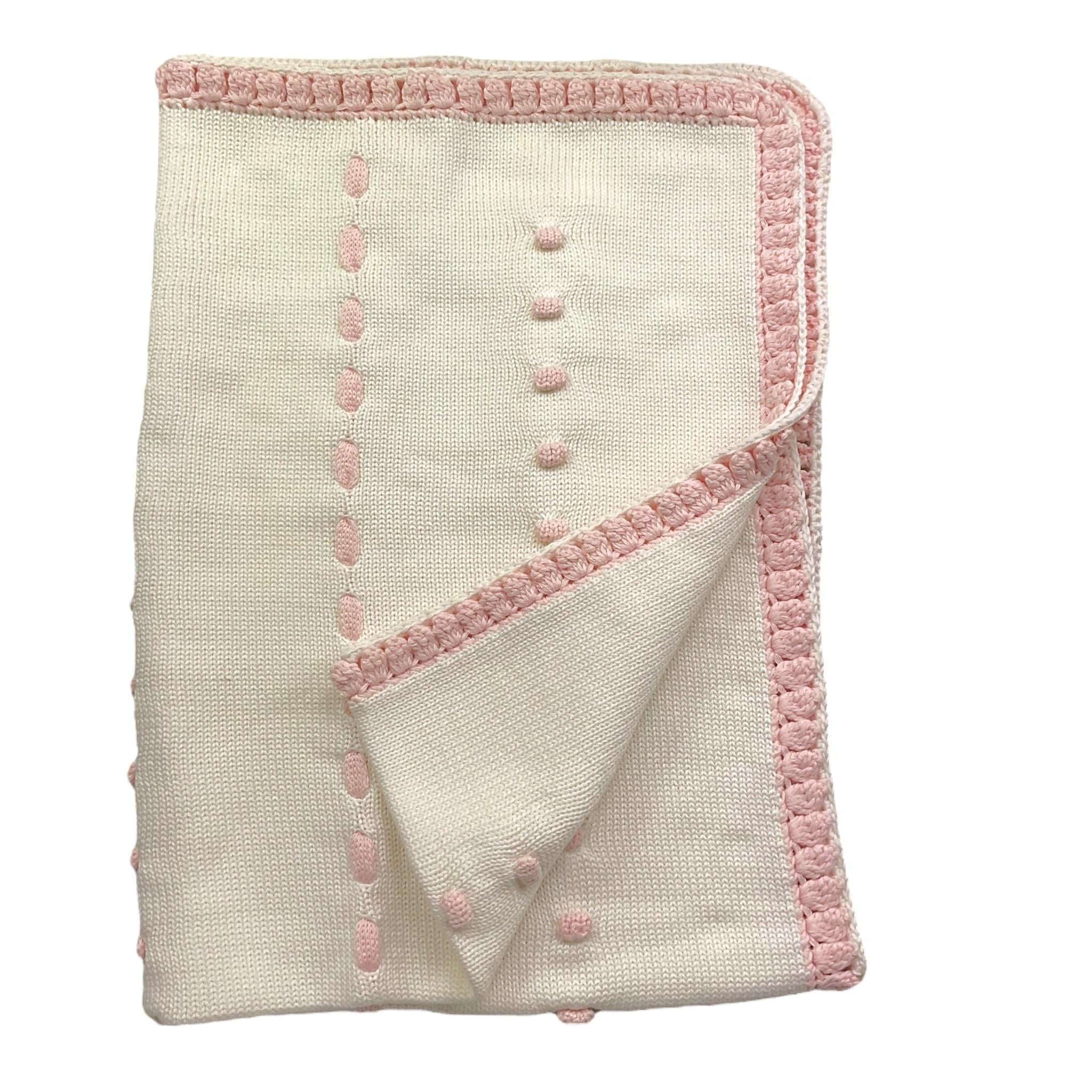 PICCOLA GIUGGIOLA coperta tinta unita con applicazioni in contrasto Bianco per Neonata MIRTOO BIANCO PICCOLA GIUGGIOLA 