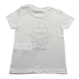 Manuel Ritz T-Shirt Girocollo Tinta Unita con Stampa per Bambino MR3107JXX BIANCO MANUEL RITZ 