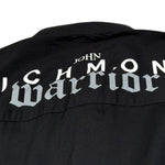 John Richmond Camicia Tinta Unita Collo Coreano per Bambino RBP24108CA NERO JOHN RICHMOND 