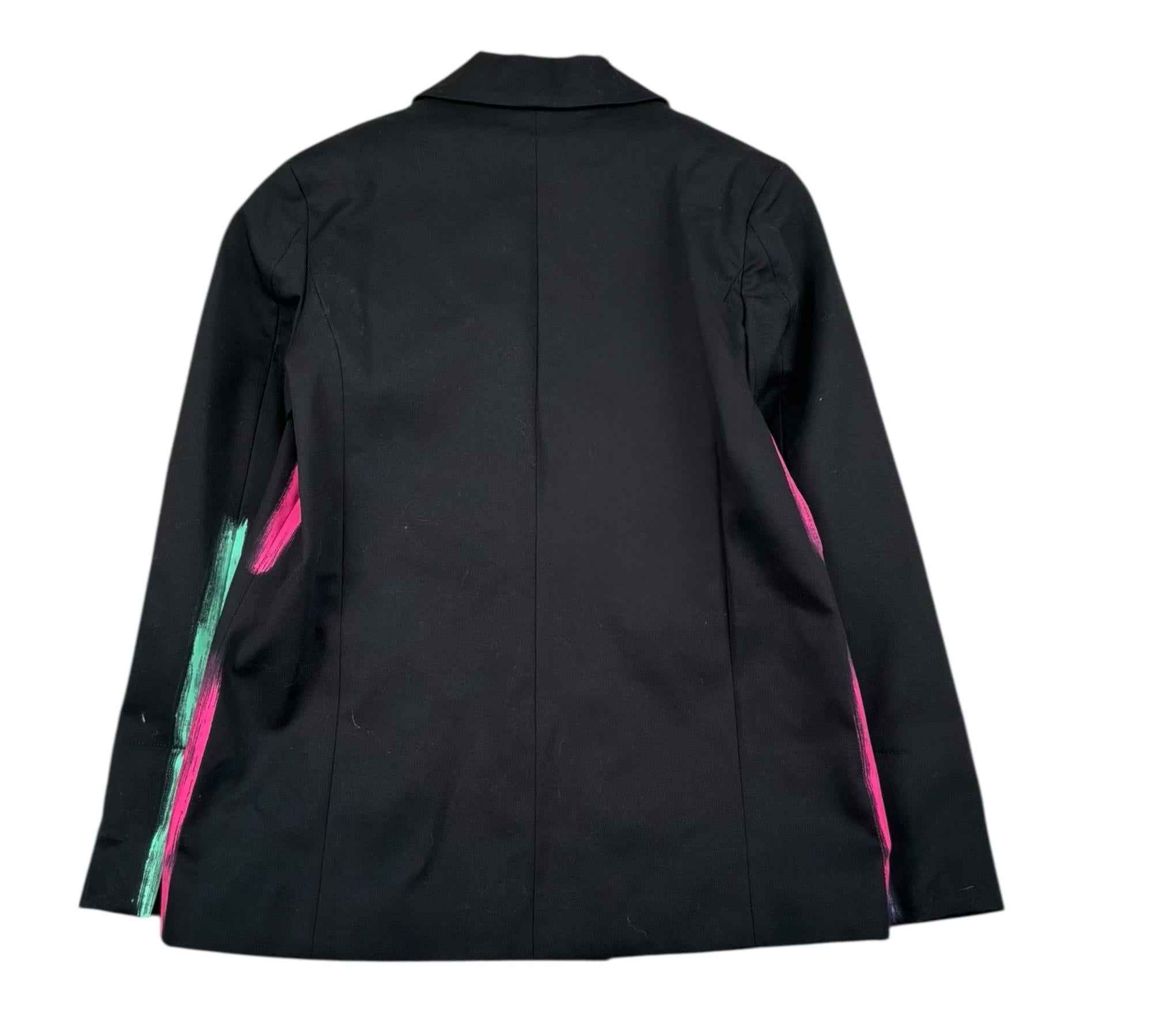 John Richmond Giacca Tinta Unita con Profili In Contrasto per Bambina RGP26134GC NERO JOHN RICHMOND 
