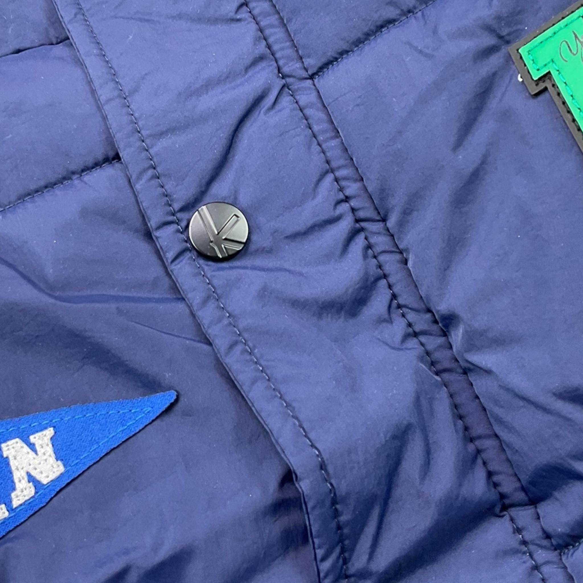 KEJO giubbino tinta unita con zip e cappuccio Blu per Bambino KJ3F2W4J002 BLU KEJO 