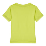 Guess T-Shirt Girocollo Tinta Unita con Stampa per Neonato N5RI15K8HM4X VERDE GUESS 