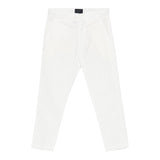 Fay Pantalone Tinta Unita con Girovita Regolabile per Bambino FW6P10 BIANCO FAY 
