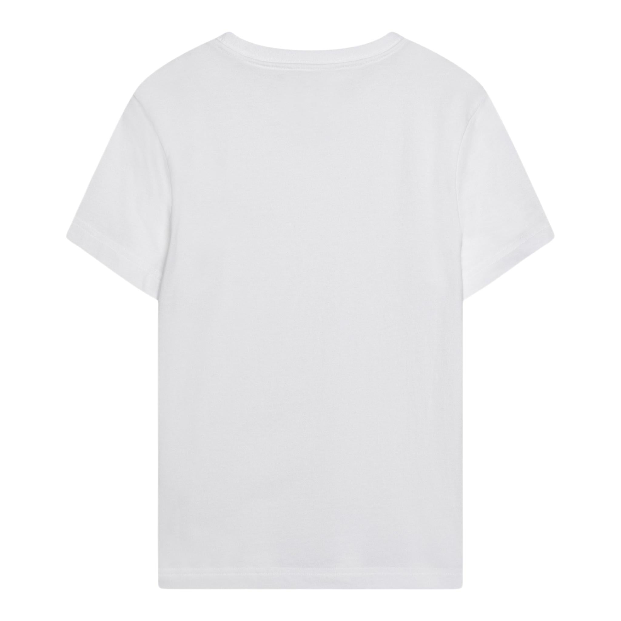 Dickies T-Shirt Girocollo Tinta Unita con Stampa per Bambino DK0KSR640WH1 BIANCO DICKIES 