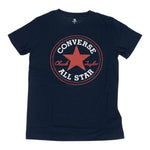 Converse T-Shirt Girocollo Tinta Unita con Logo per Bambino 866500 BLU CONVERSE 