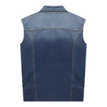 Dsquared2 Giubbino Modello Smanicato In Denim per Bambino DQ2123 BLU DSQUARED2 