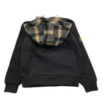 REFRIGIWEAR felpa tinta unita con cappuccio in contrasto e zip Nero per Bambino RW350 NERO REFRIGIWEAR 