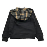 REFRIGIWEAR felpa tinta unita con cappuccio in contrasto e zip Nero per Bambino RW350 NERO REFRIGIWEAR 