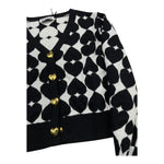 MOSCHINO cardigan stampa fantasia Bianco/nero per Bambina HDW026 BIANCO/NERO MOSCHINO 