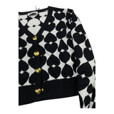 MOSCHINO cardigan stampa fantasia Bianco/nero per Bambina HDW026 BIANCO/NERO MOSCHINO 