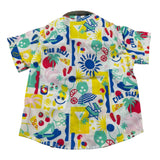 Manuel Ritz Camicia Mezza Manica Stampa Fantasia Bianco per Bambino MR2587J BIANCO MANUEL RITZ 