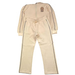 MOSCHINO completo 2pz tinta unita felpa-pantalone Beige per Bambino HUK049 BEIGE MOSCHINO 