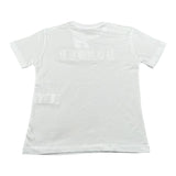 Dondup T-Shirt Girocollo Tinta Unita con Stampa per Bambina DMTS037 BIANCO DONDUP 