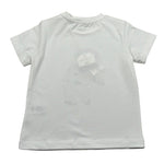 Per Te T-Shirt Girocollo Tinta Unit con Stampa per Bambino 341186J BIANCO PER TE 
