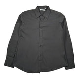 Over-D Camicia Tinta Unita Manica Lunga per Bambino OK248CM NERO OVER-D 