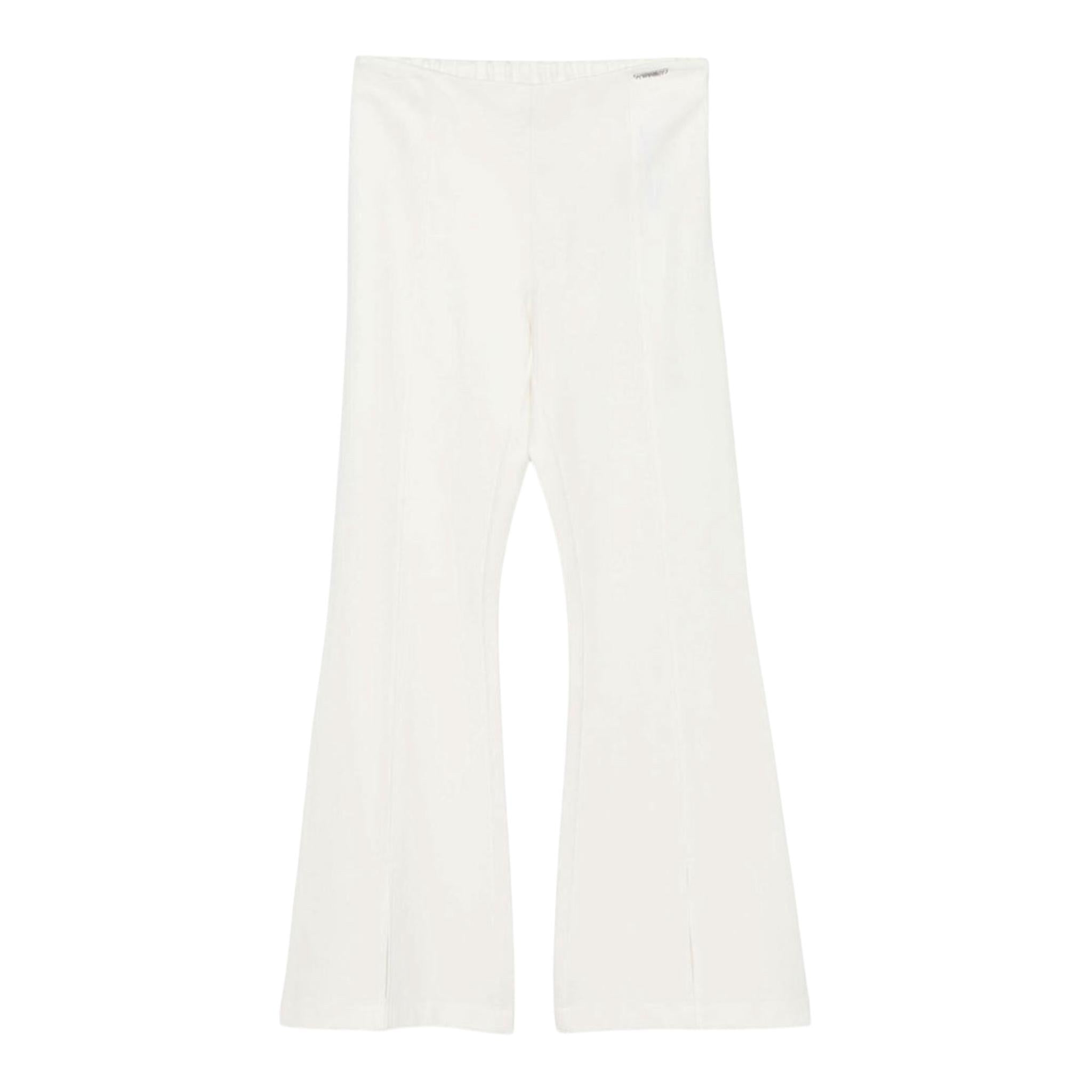 TWINSET pantalone modello a zampa tinta unita con spacchi Bianco per Bambina 242GJ2045X BIANCO TWINSET 