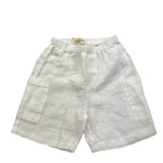 Babe & Tess Short Tinta Unita con Elastico In Vita per Neonata 24518180N BIANCO BABE & TESS 