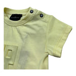 John Richmond T-Shirt Girocollo Tinta Unita con Logo per Neonato RIP26008TS GIALLO JOHN RICHMOND 