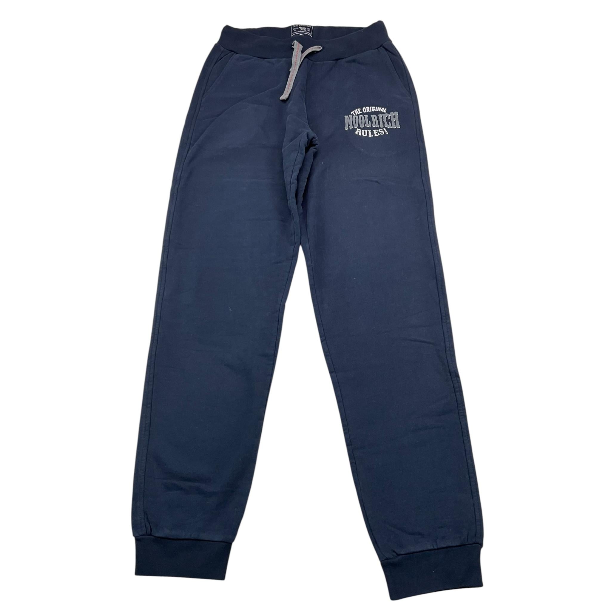 WOOLRICH pantalone tuta tinta unita con stampa Blu per Bambino 152MWKPAN1019 BLU WOOLRICH 