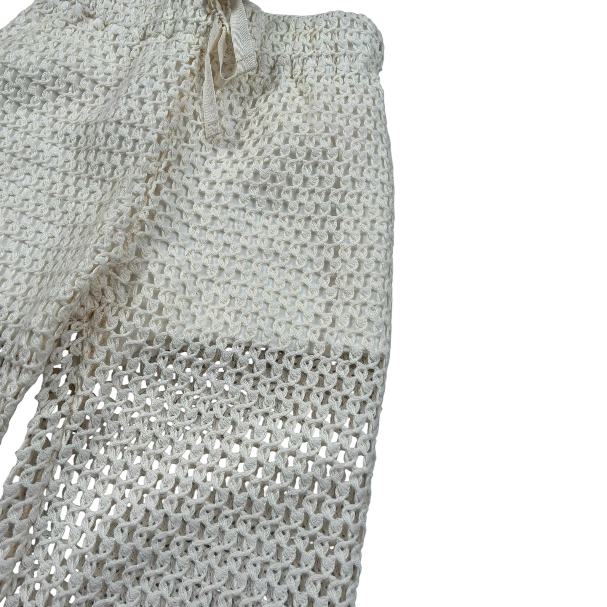 Lalalu' Pantalone tinta unita Traforato Beige per Neonata PTL80PBX BEIGE LALALU' 