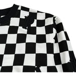 John Richmond Felpa Chiusa Girocollo Bicolore per Bambino RBP26103FE BIANCO/NERO JOHN RICHMOND 