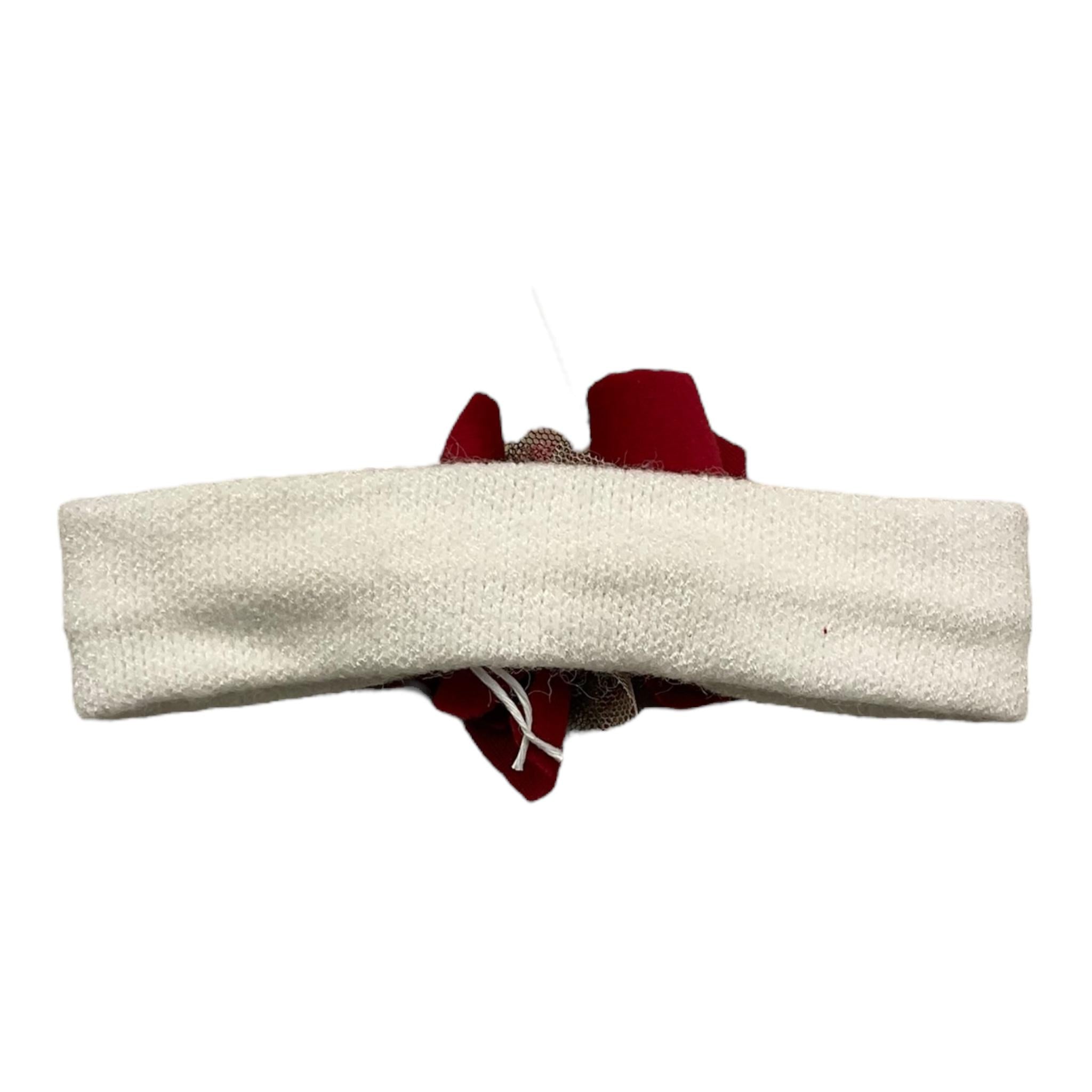 LALALU' fascia capelli tinta unita con fiore in contrasto Panna per Bambina FL12N PANNA LALALU' 