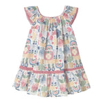 Mayoral Abito Giromanica Tinta Unita con Stampe per Neonata 1917 BIANCO MAYORAL 