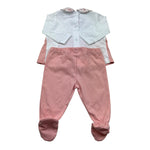 Isabel & Martinez Completo 2 Pezzi Shirt-Ghettina per Neonata IM25N430 BIANCO/ROSA ISABEL & MARTINEZ 