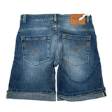 Dondup Bermuda In Denim Tinta Unita con 5 Tasche per Bambino DMBE019 BLU DONDUP 