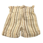 La Stupenderia Short Tinta Unita con Fantasia A Righe per Neonata TJBR72 PANNA LA STUPENDERIA 