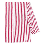 Dou Dou Giacca Tinta Unita con Fantasia A Righe per Bambina DW2P34 BORDEAUX DOU DOU 