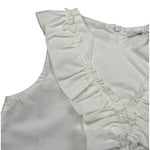 M+E' Camicia Giromanica tinta unita Bianco per Bambina UE0895 BIANCO M+E' 