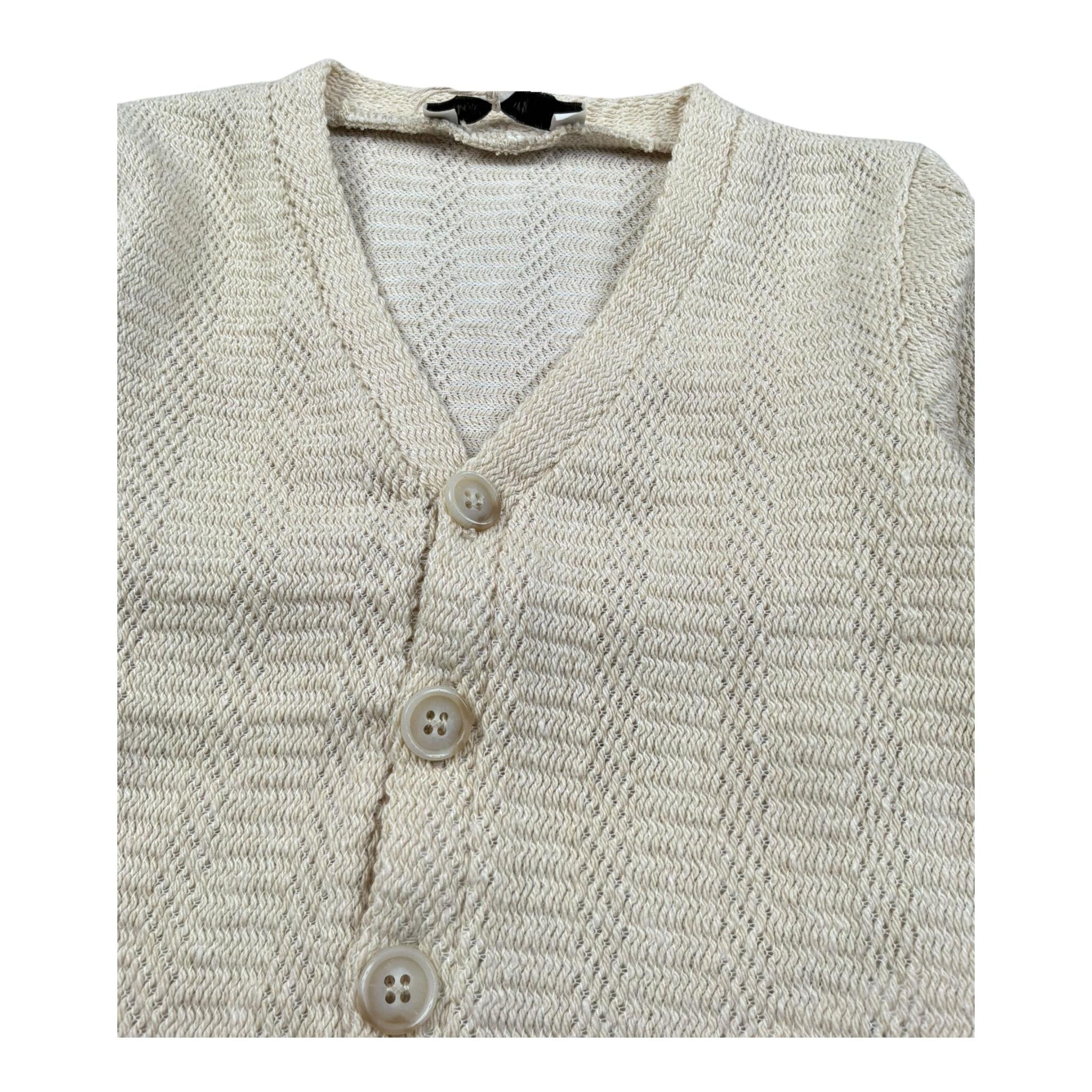 Manuel Ritz Cardigan Tinta Unita Scollo A V per Neonato MR3113N BEIGE MANUEL RITZ 