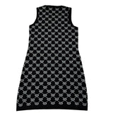 Twinset Abito Tinta Unita Logato Giromanica per Bambina 251GJ3QX2 NERO TWINSET 