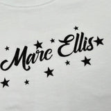 Marc Ellis T-Shirt Girocollo Tinta Unita con Brillantini per Neonata JMNTS16797N BIANCO MARC ELLIS 