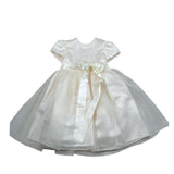 Childrenfashionatelier Abito Cerimonia Tinta Unita Mezza Manica per Bambina 210 ROSA CHILDRENFASHIONATELIER 