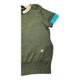 Manuel Ritz T.Shirt Girocollo Tinta Unita con Profili In Contrasto per Neonato MR2996 VERDE MANUEL RITZ 