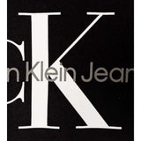 Calvin Klein T-Shirt Girocollo Tinta Unita con Stampa per Bambino IU0IU00676X NERO CALVIN KLEIN 